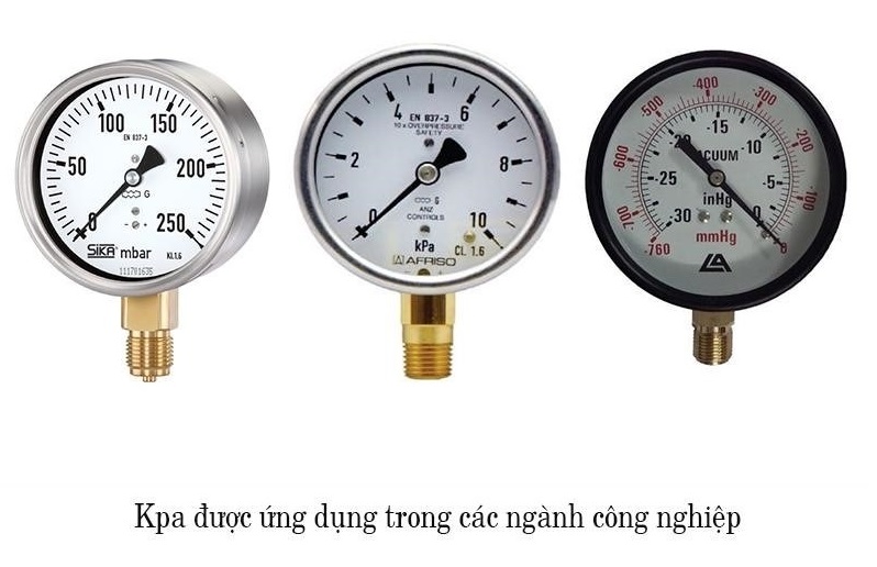 Ứng dụng của kPa trong các lĩnh vực cụ thể